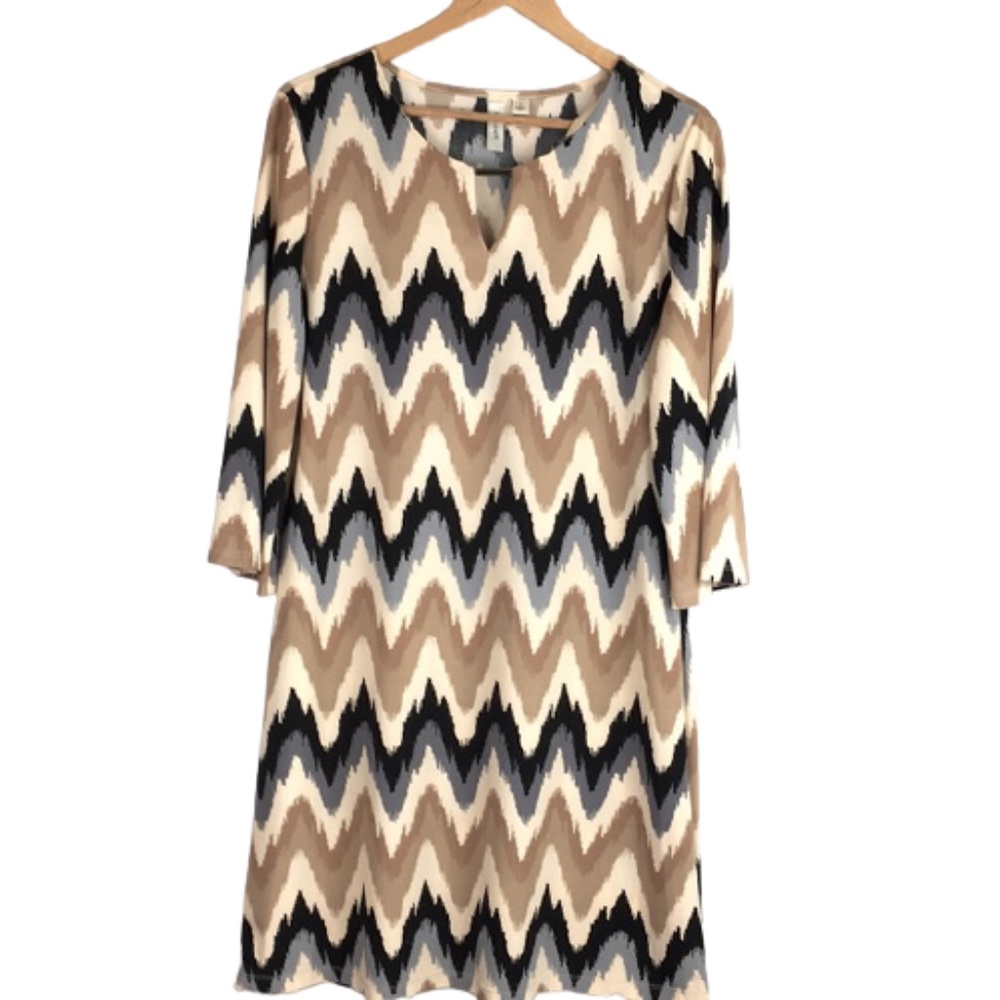 Tacera Women Brown Casual Dress Size L